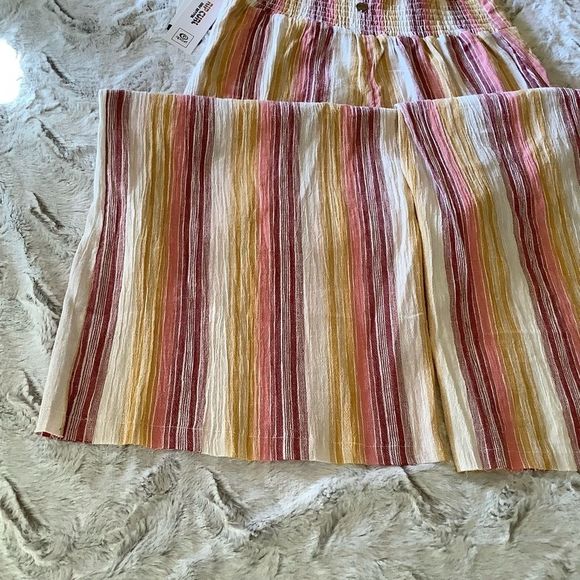 Nwt Rip Curl High Waist Wide Leg Striped Pants Size Large - Picture 15 of 16